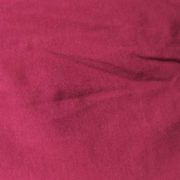 Chicos Berry Red Vneck Long Puff Sleeve Top Size 3 - Extra Large - Picture 4 of 5